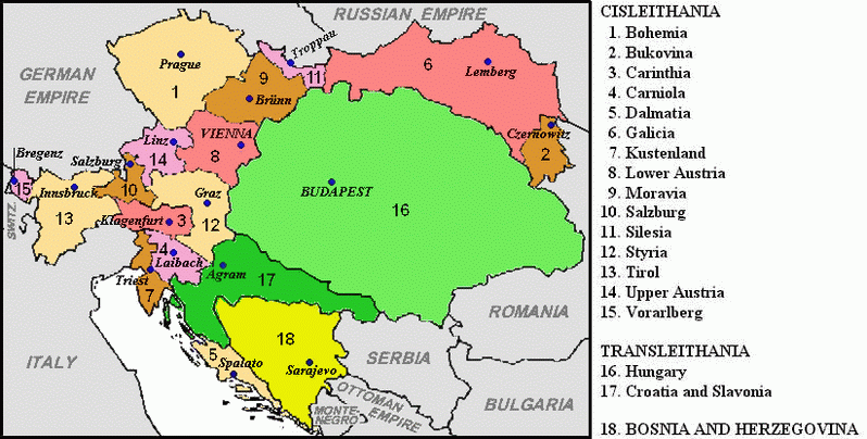 Austrian Empire c.1900
