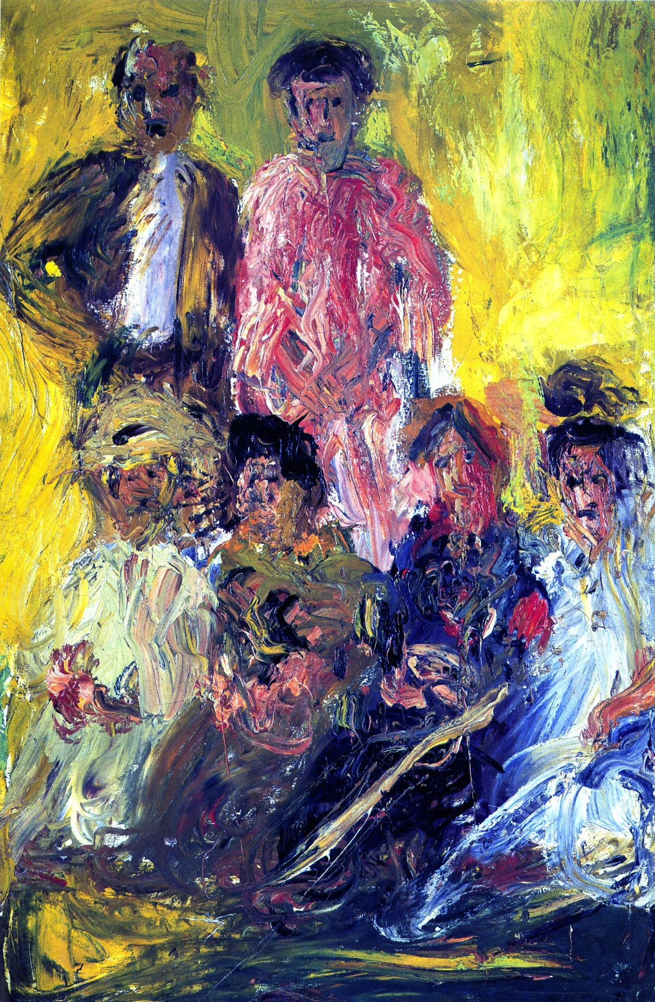 Group portrait with Schoenberg by Gerstl