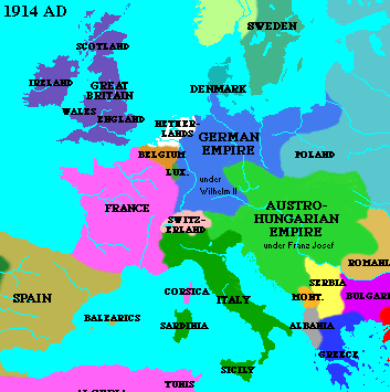 Europe in 1914